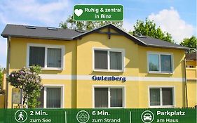Appartementhaus Gutenberg - Ruhig&zentral in Binz - Parkplatz kostenlos - WLAN - 6 Min zum Strand - 2 Min zum See